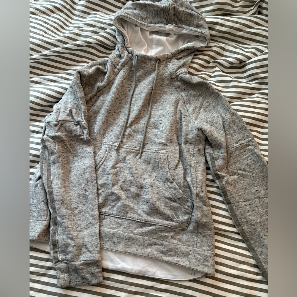 Adidas Heather Gray Sweatshirt